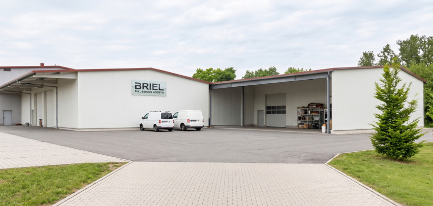 Betriebshof der Briel Spedition in Rainau